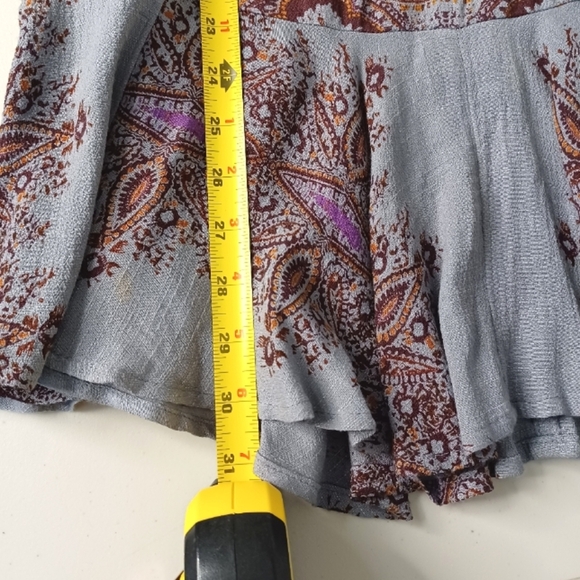 Free People Boho Smooth Talk Open Back Goth Fairy Grunge Tunic Mini Dress - Picture 9 of 13